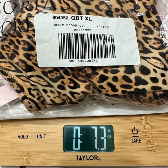 NWT VICTORIA'S SECRET Shine Strap Vardia One-piece Swimsuit Animal Print XL - Picture 7 of 8
